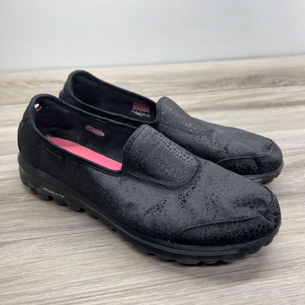 Skechers Go Walk Memory Foam Slip On Sneakers 13820 Womens Shoe Size 11 Black